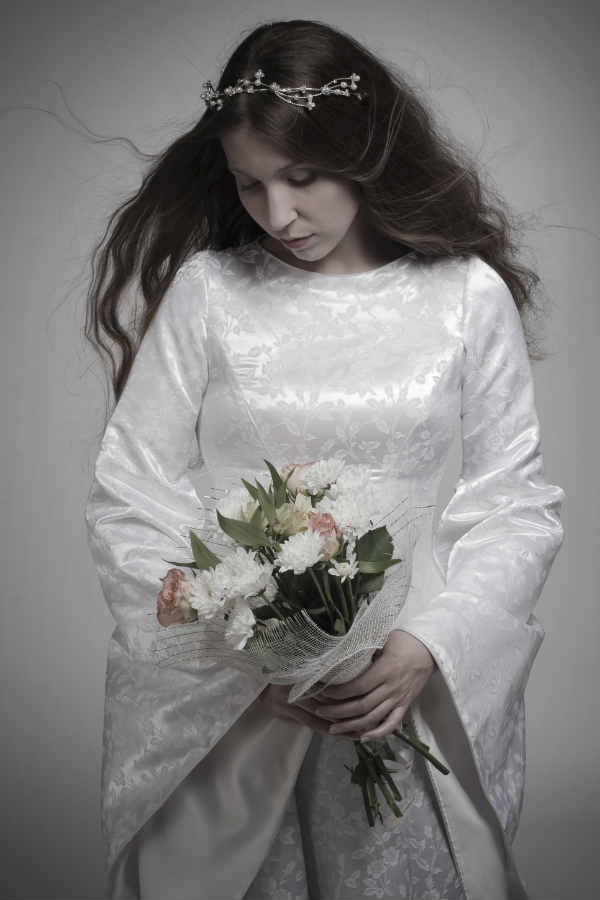 celtic inspired wedding dress